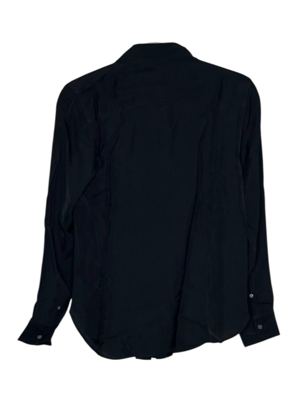 J. Crew Jules Women’s Classic-Fit Long Sleeve Soft Viscose Blouse  NWT 2 Black - Picture 4 of 10